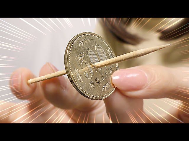 Coin Magic Trick Revealed - Pencil Through Coins