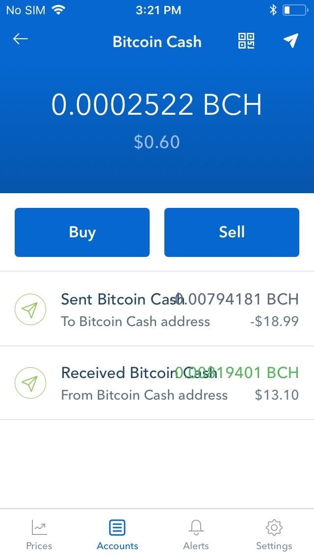 what is my bitcoin address coinbase