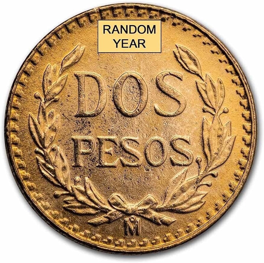 Buy Mexican Medio Y Dos Pesos Gold Coin