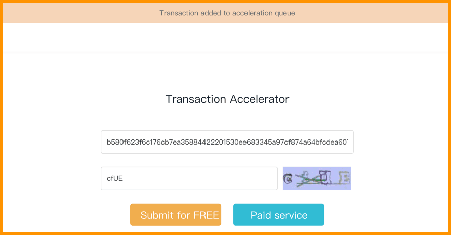 #1 Free Bitcoin Transaction Accelerator | BitAccelerate