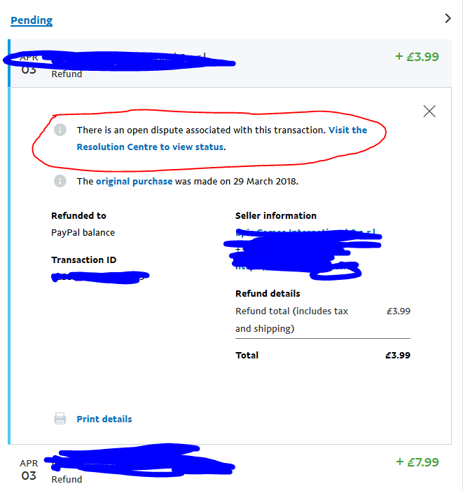 Solved: Refund while money was on hold via PayPal but was - The eBay Community
