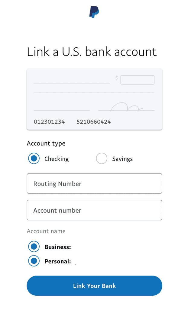 I put in my routing and account info for PayPal - The eBay Community