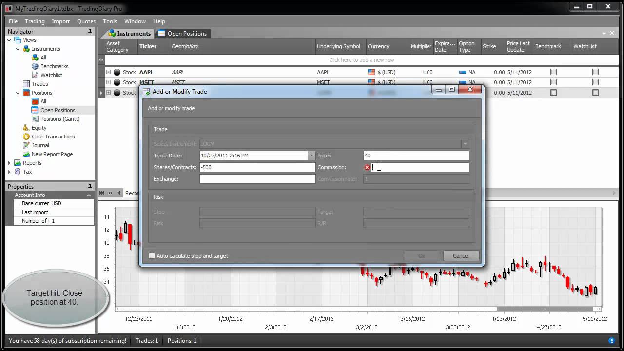 Video tutorials - Trading-Tagebuch für aktien, forex, futures und options.