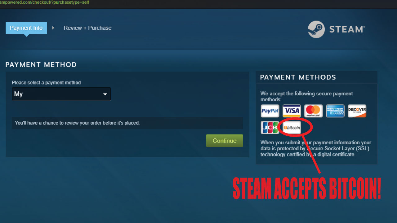 Save 73% on Bitcoin on Steam