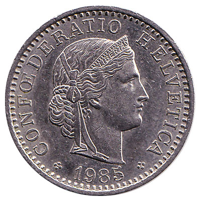 Coin, Switzerland, 20 Rappen, , Bern, , Nickel, KM | European Coins