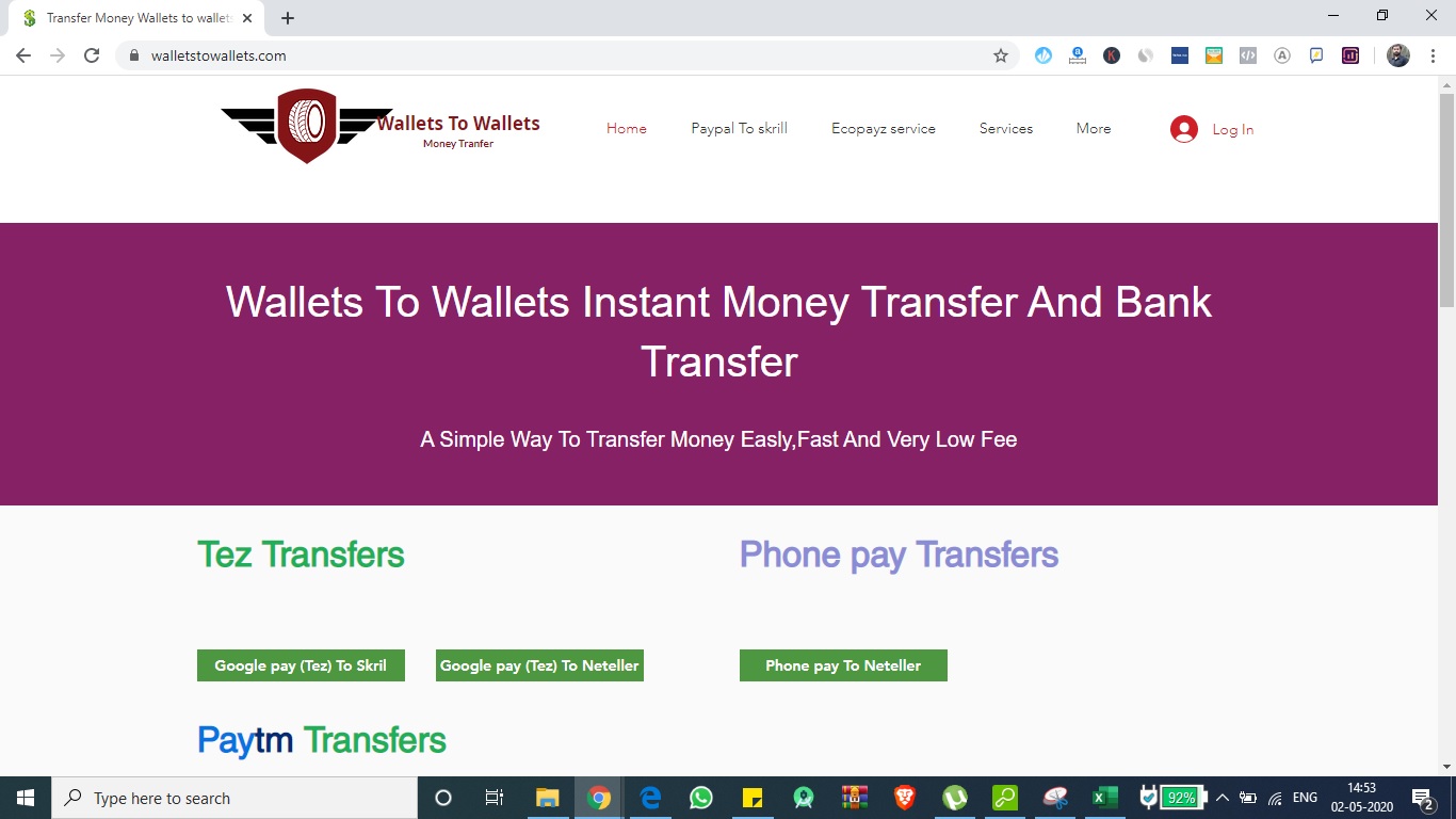 Global E-Wallet - Money Transfer & Money Exchange | Jeton