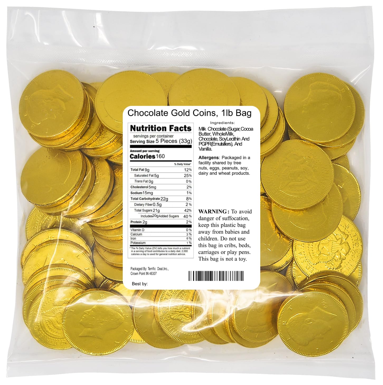 Chocolate coins & ingots from Steenland Chocolate