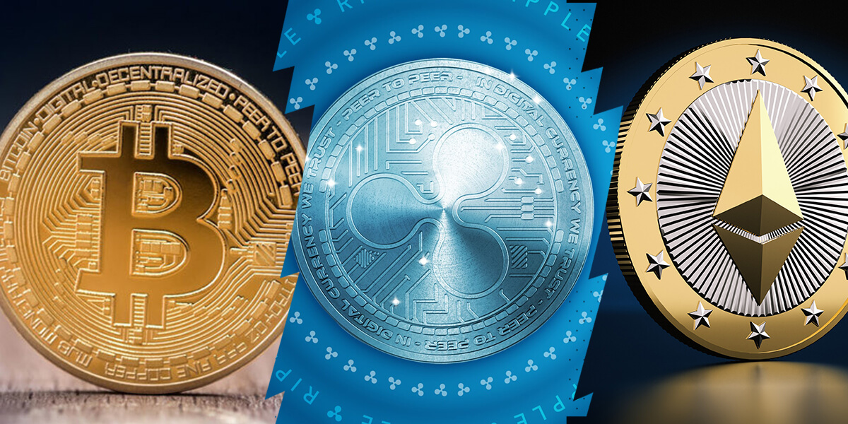 Bitcoin, Ethereum and Ripple: The Battle between the Trios