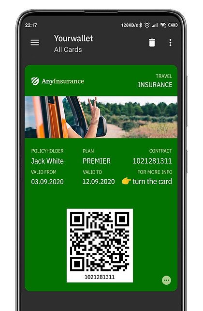 YourWallet | Mobile wallet for Android
