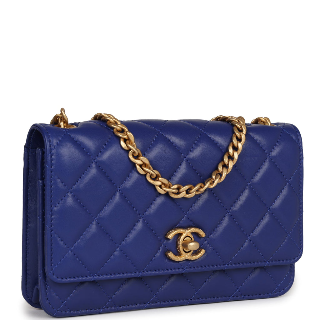 Chanel Wallet on Chain Clutch Quilted Patent East West SHW - Luxury Helsinki