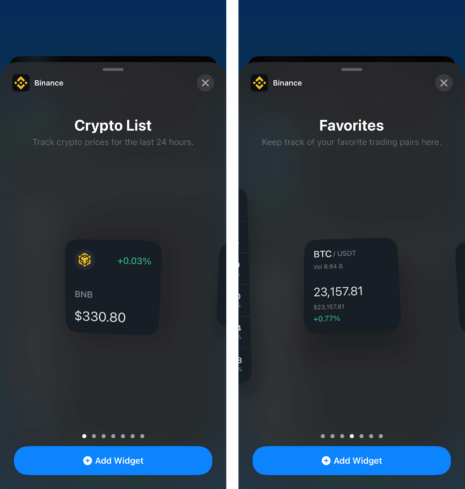 Best Crypto Price Widget Apps For iPhone's Home Screen In - iOS Hacker