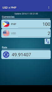 PHP to USD Exchange Rate | Convert Philippine Peso to US Dollar