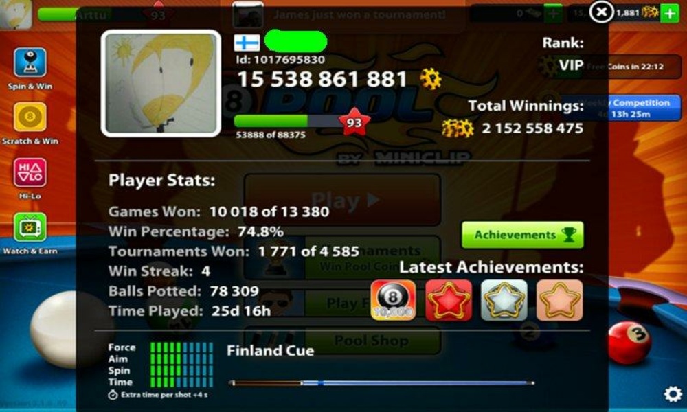 Download 8 Ball Pool mod apk latest version