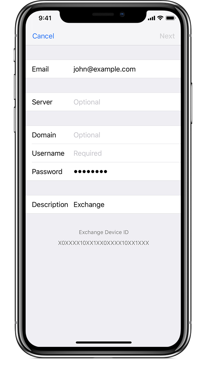 Setting Up Exchange Email on Iphone - Does Not Load - Microsoft Community