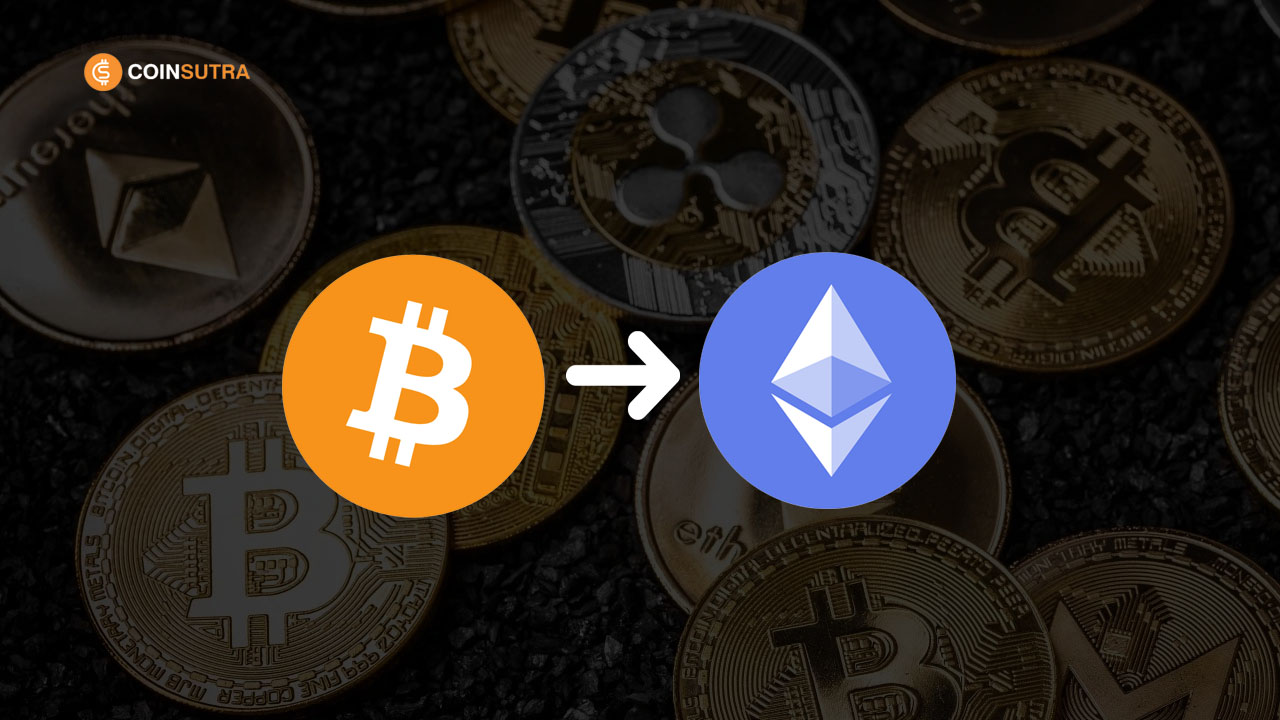 Convert BTC to ETH Instantly on ChangeHero