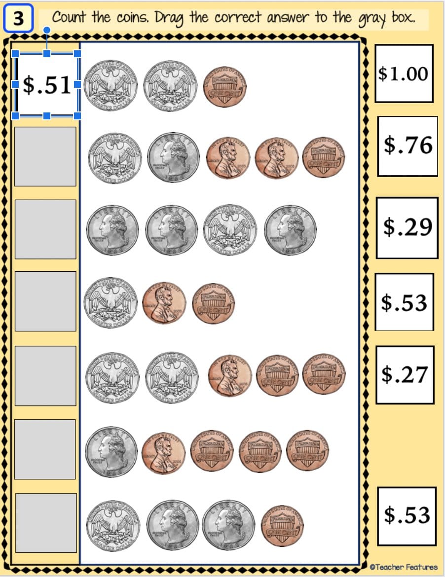 Counting Money Grade 2 Math Google Slides - Loving Math