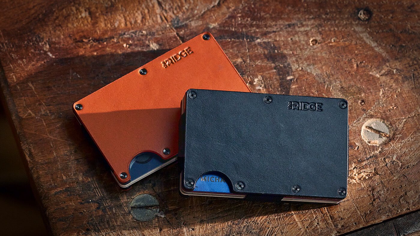 The Ninja - Ridged Card Wallet - Stealth Black - Aluminium