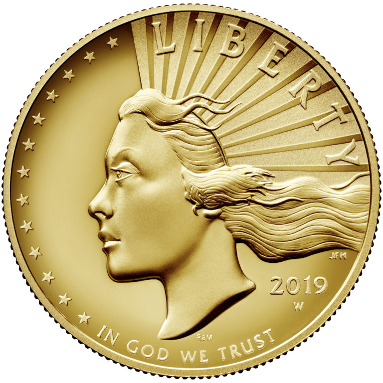 $ American Liberty High Relief Gold Coin (1oz)