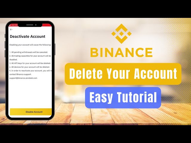 How to delete Binance account | Updated - Meta metaschool