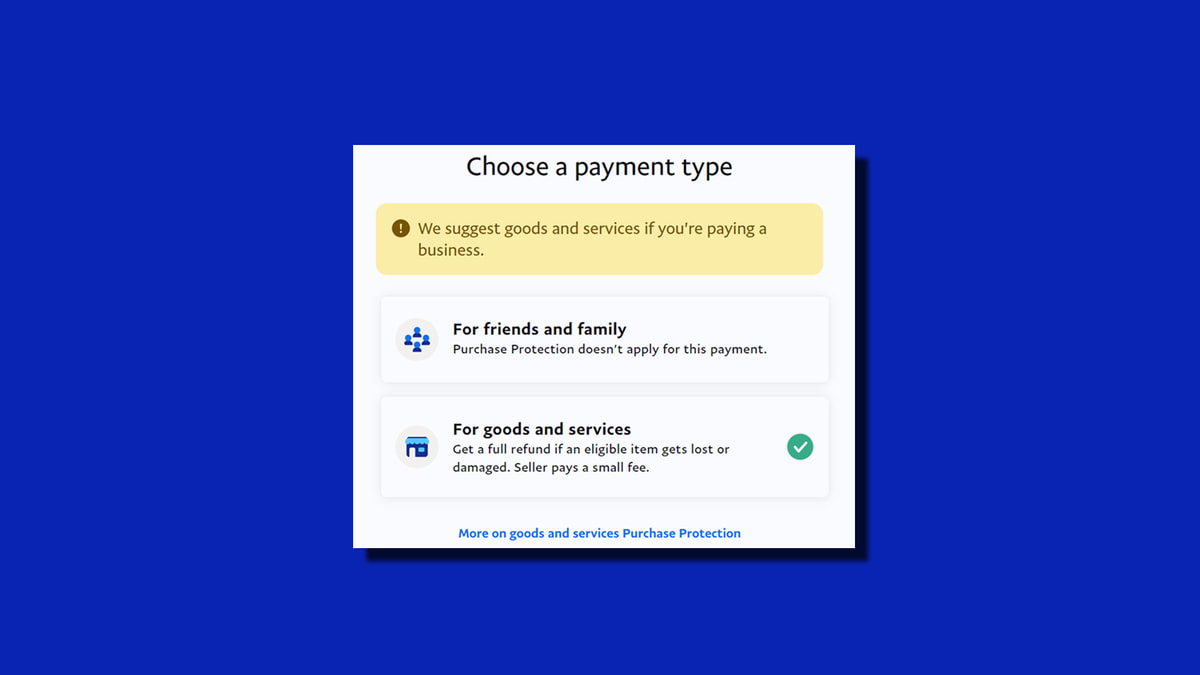 Solved: Friends and Family - PayPal Community