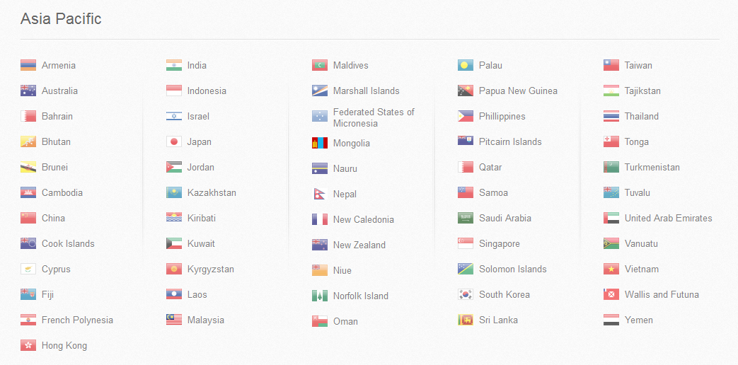 PayPal Global | List of Countries and Currencies | PayPal UK