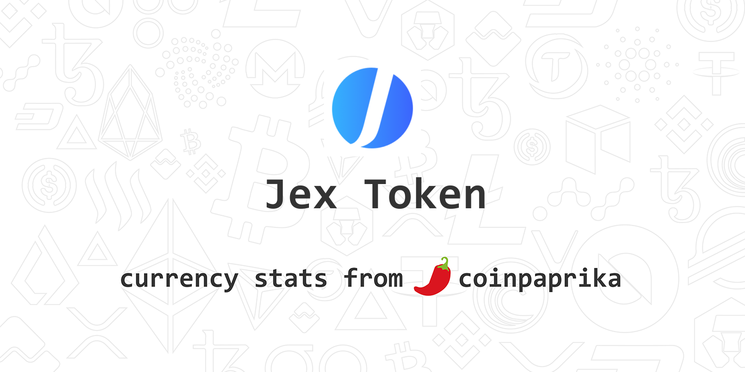 JEXchange price today, JEX to USD live price, marketcap and chart | CoinMarketCap