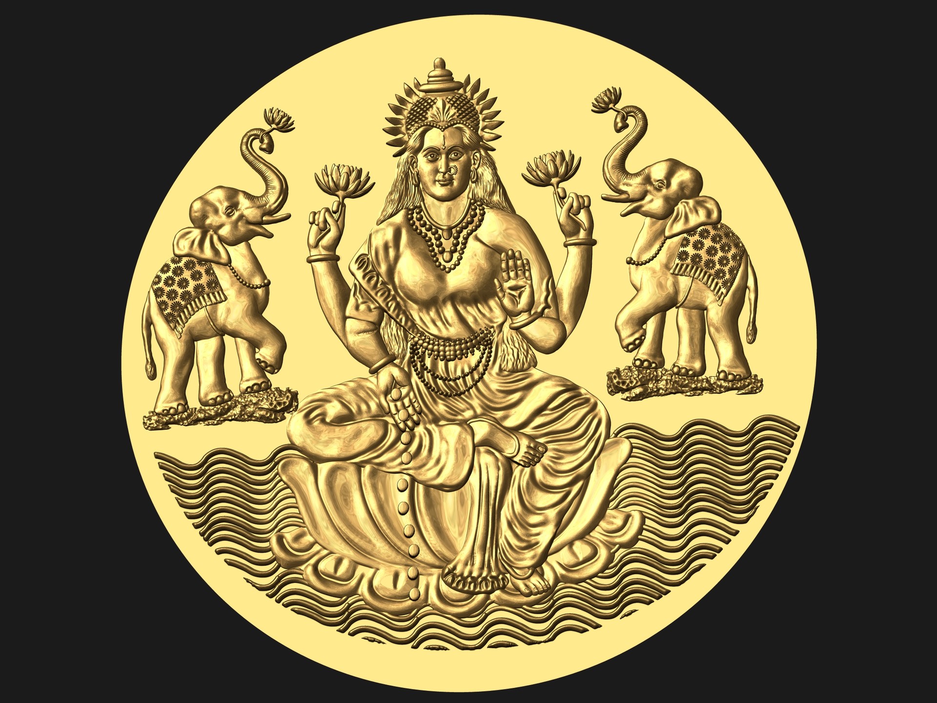 Lakshmi Coin Design Jhumkas | bitcoinhelp.fun