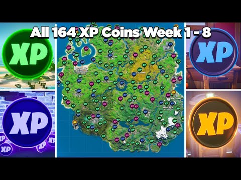 All Fortnite Chapter 2 Season 4 Week 1 XP Coin Locations - Green, Blue, Purple - Gamepur