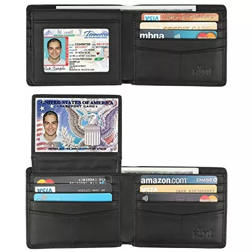 Stylish RFID Blocking Leather Wallet for Men