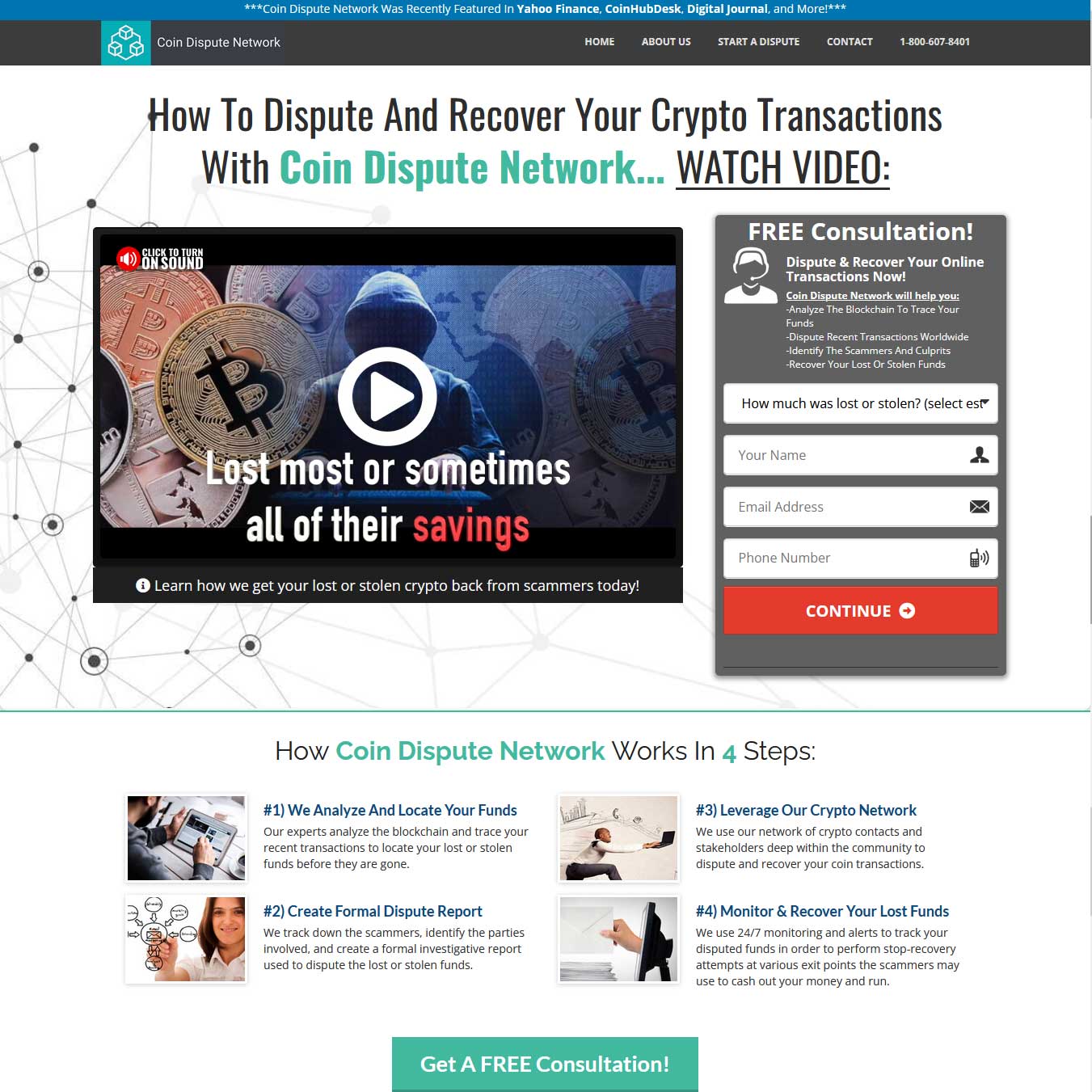 Coin Dispute Network Recovers Stolen Crypto For Clients – CryptoMode