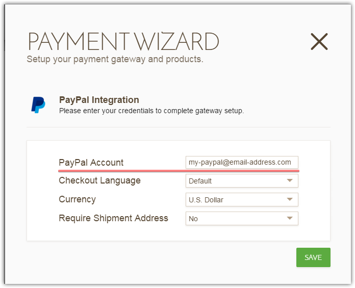Completing payment information: PayPal address won - Zazzle