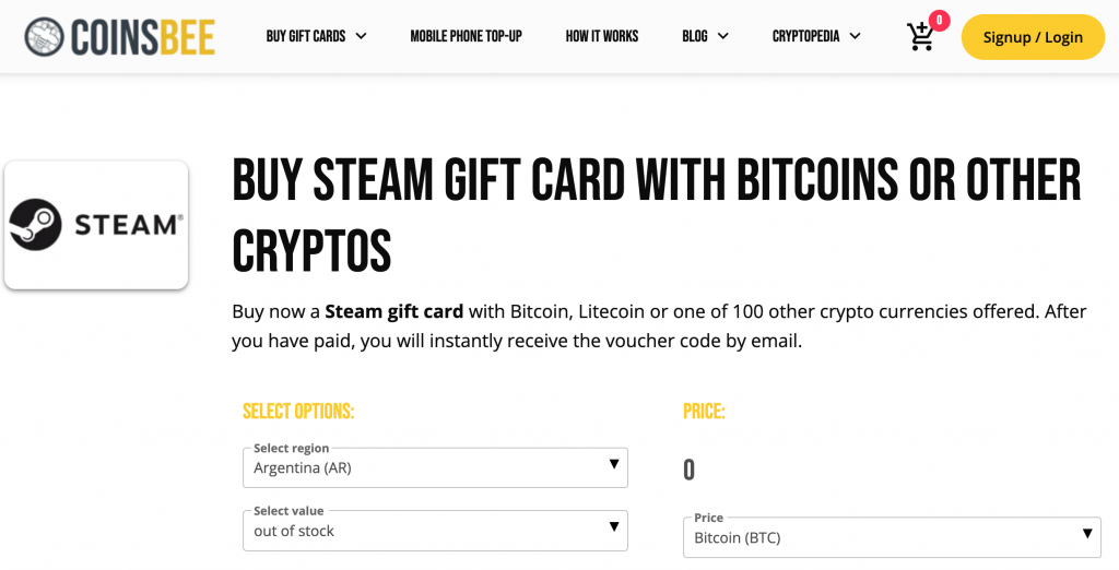 Get Your Steam Gift Card Instantly With Bitcoin Or Other Cryptos