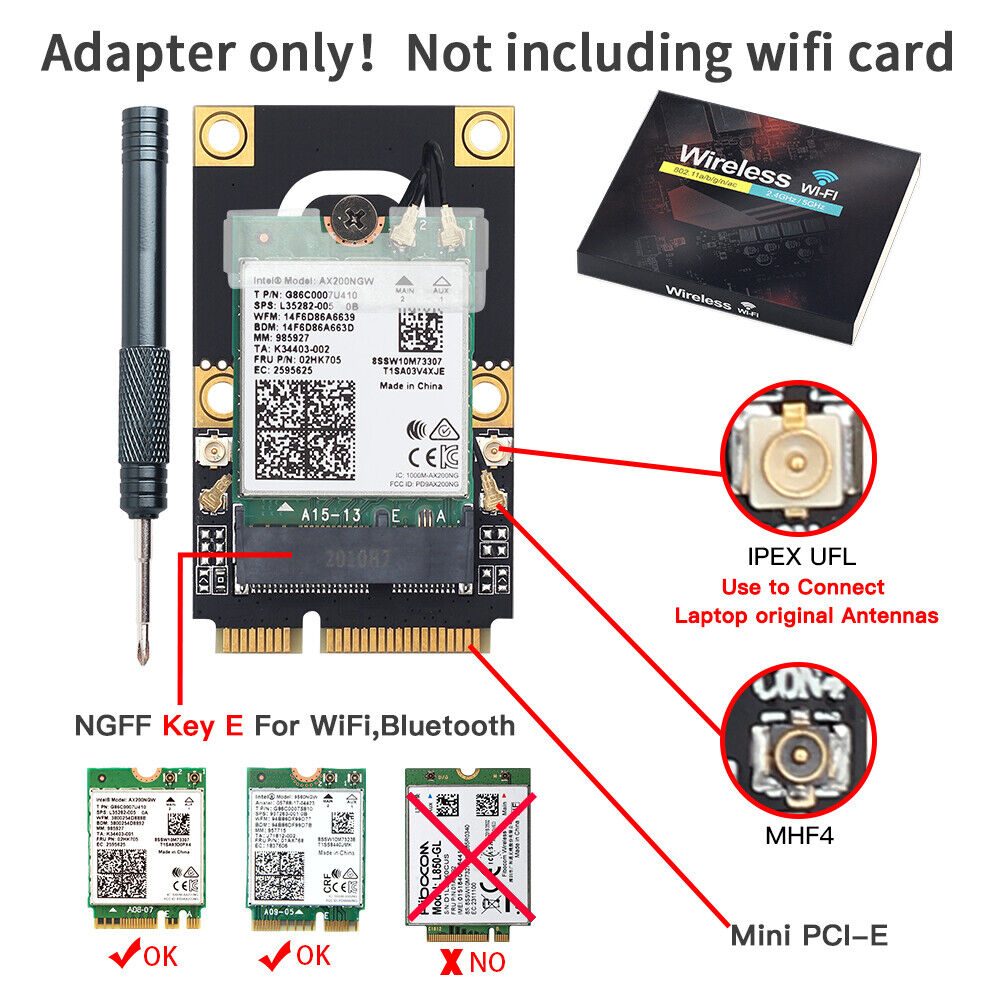 Replacing a Wifi card with an PCI-e SSD