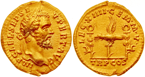 Ancient Coin Profiles: Roman Gold Aureus of Julius Caesar