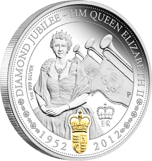 BU Diamond Jubilee £5 In Royal Mint Packaging | The Britannia Coin Company
