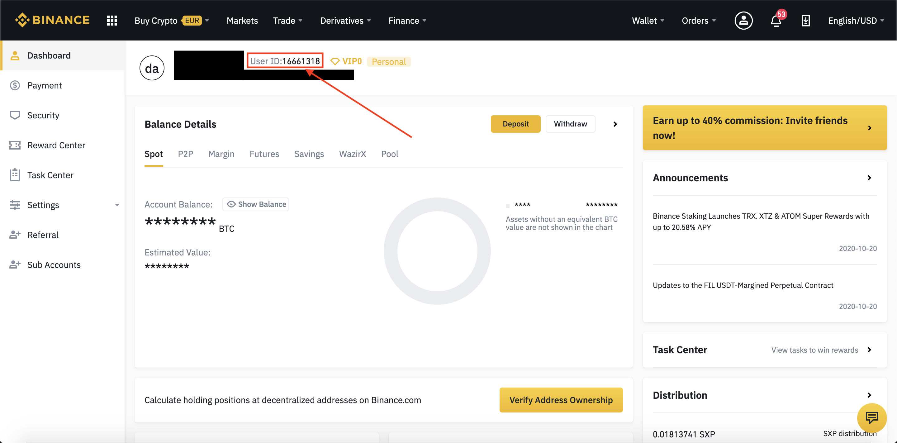 How To Find Your Wallet Address on Binance - Followchain