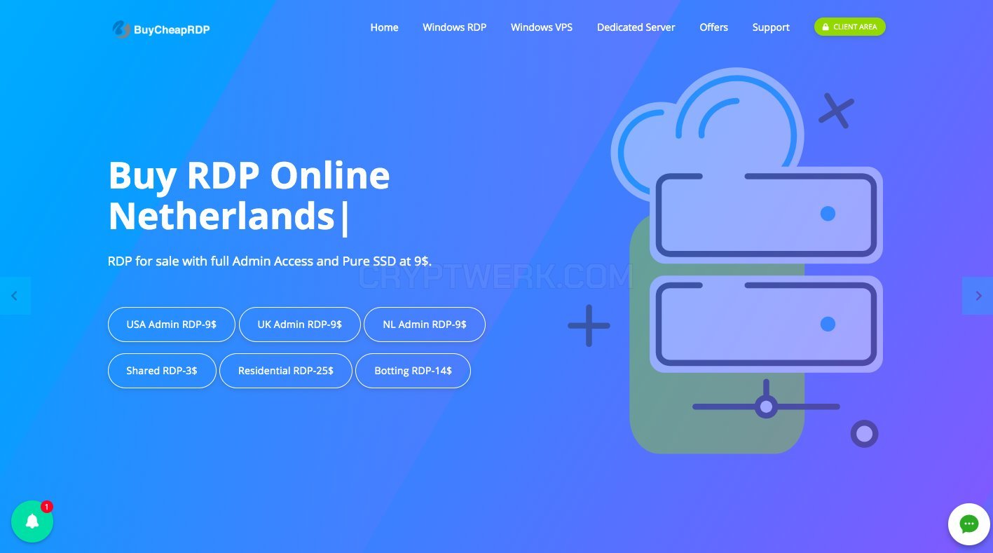 Buy RDP VPS Hosting Cheap w/ Bitcoin [FREE DDoS Protection]