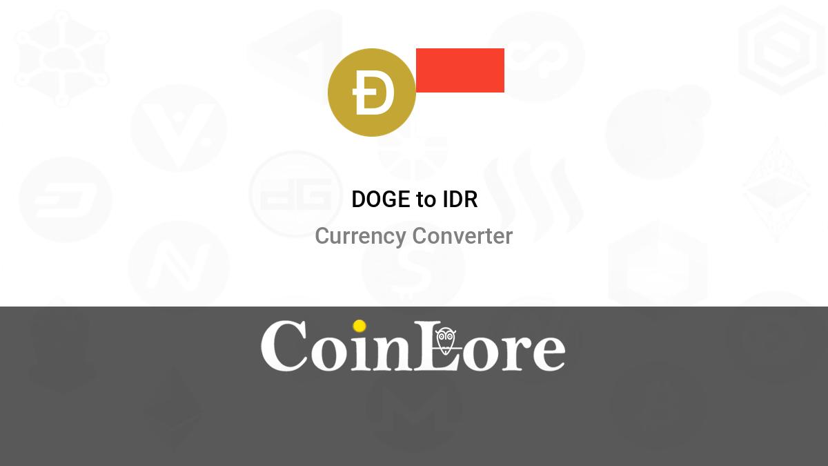 Convert Dogecoin to Indonesian Rupiah (DOGE to IDR) - MeteorConverter