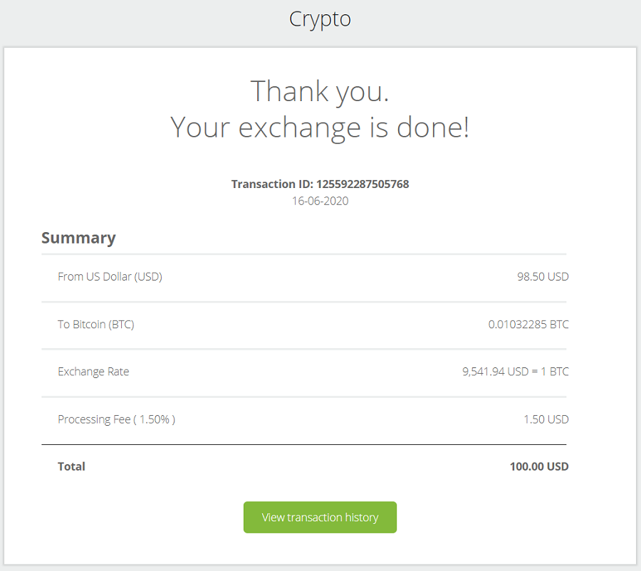 Crypto withdrawals - NETELLER