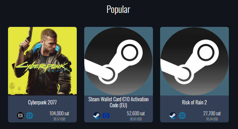 How to Buy Steam Gift Card With Bitcoin at CryptoRefills