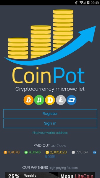 CoinPot Faucets | crypto-rc