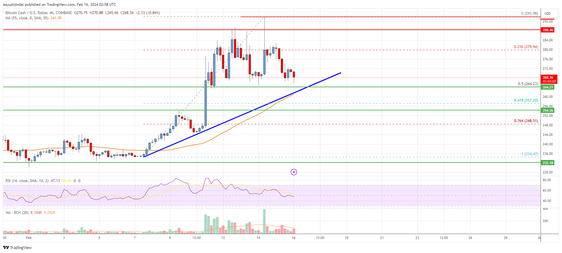 BITCOIN CASH PRICE PREDICTION TOMORROW, WEEK AND MONTH