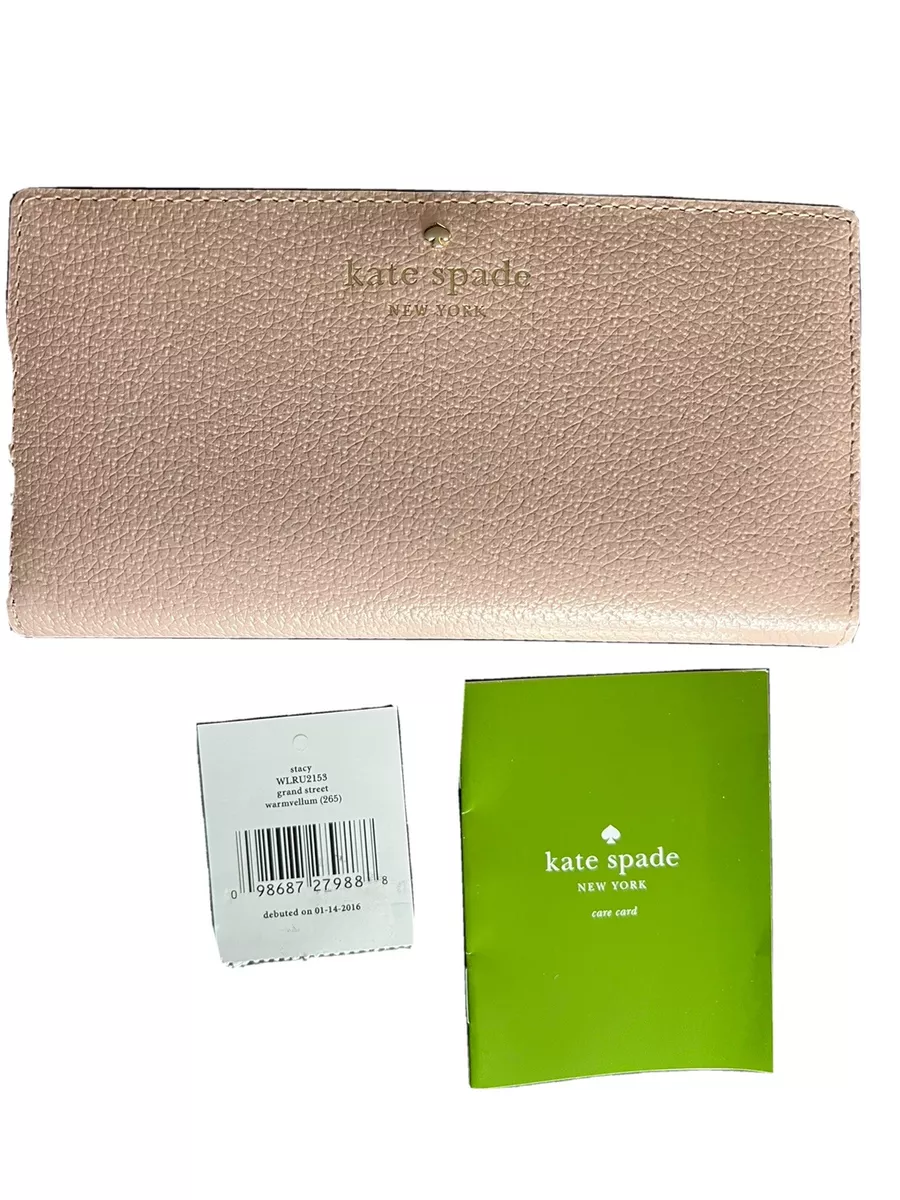 Kate Spade Stacey Laurel Way Warm Vellum Wallet