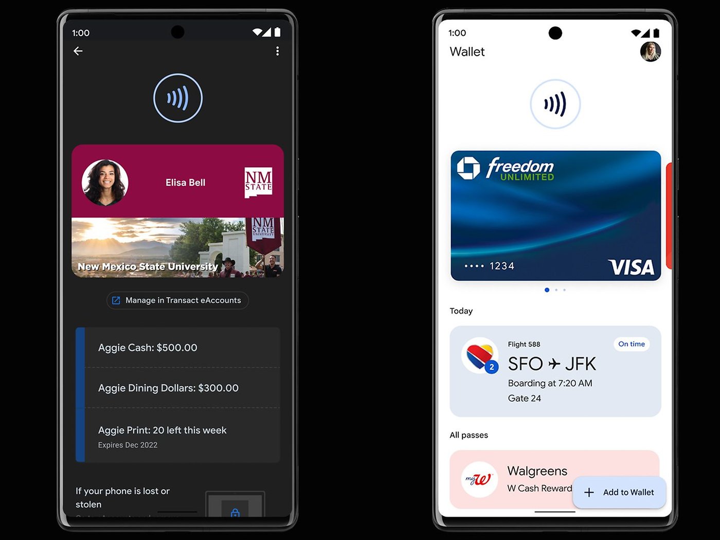 Add tickets to Apple Wallet or Google Wallet
