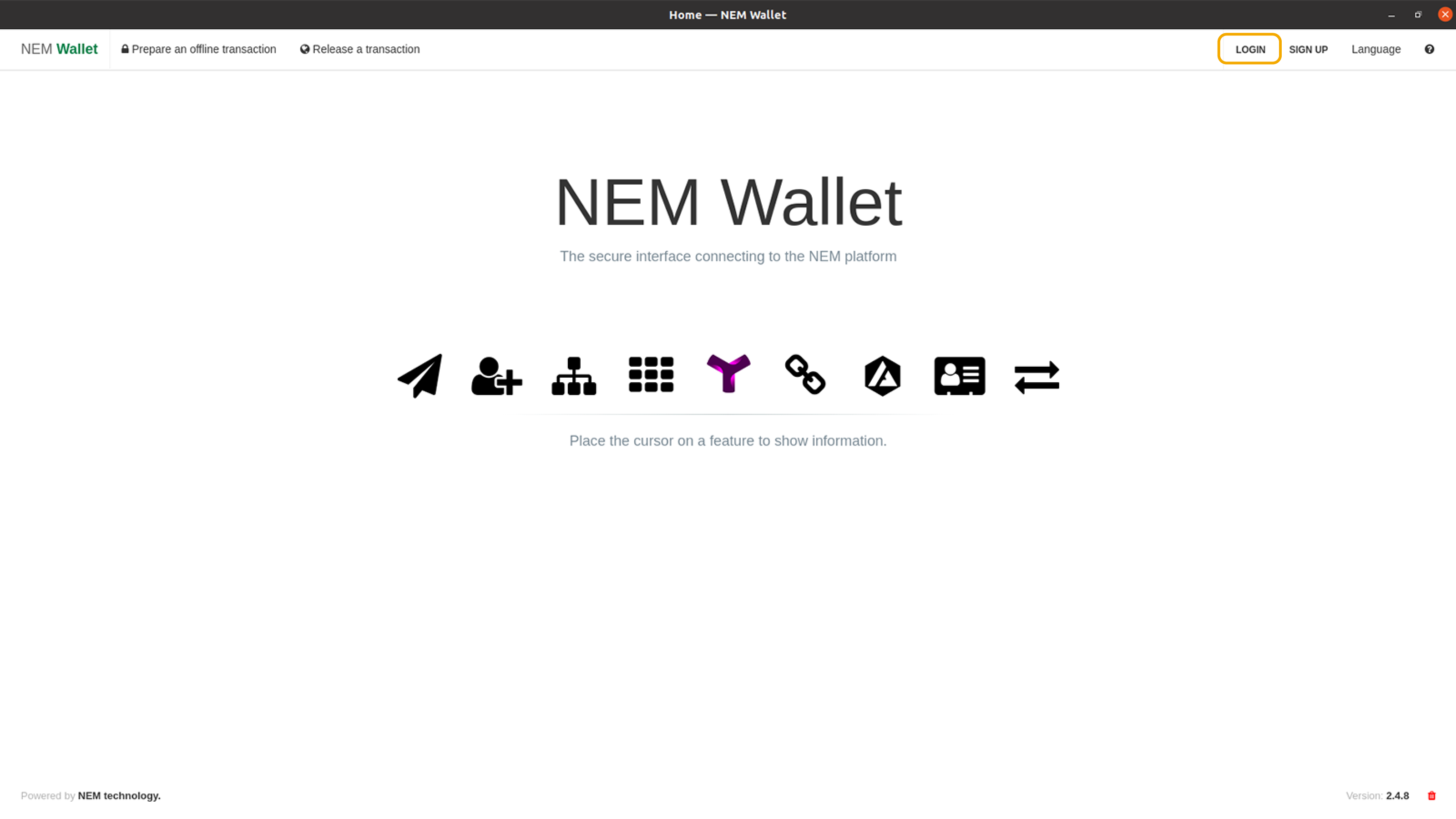 NEM Blockchain Papper Wallet Generator | Freelancer