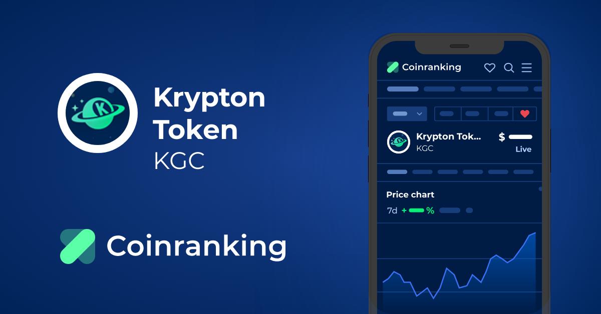 Krypton (KR) live coin price, charts, markets & liquidity