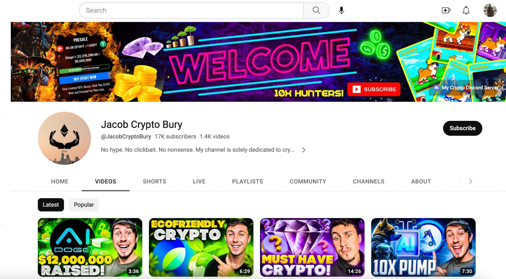 The Top 30 Best Crypto YouTube Channels To Watch In | CryptoWeekly