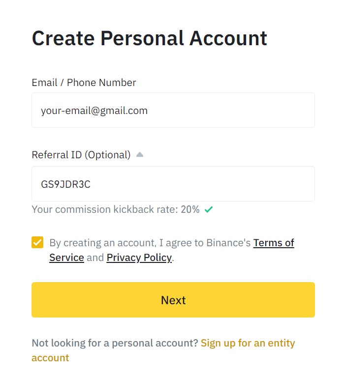 Binance Referral Code & Link is: | March 