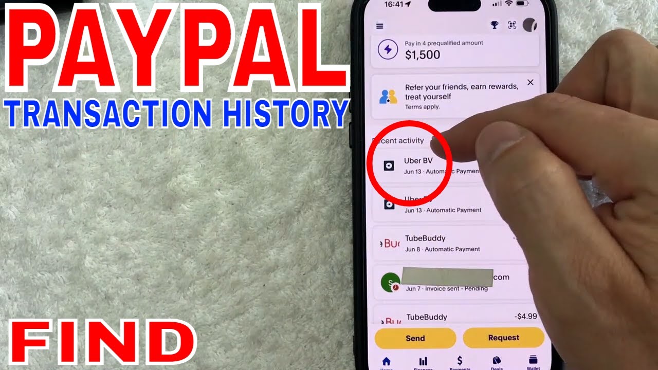 How to see PayPal transaction history on Stays : academy