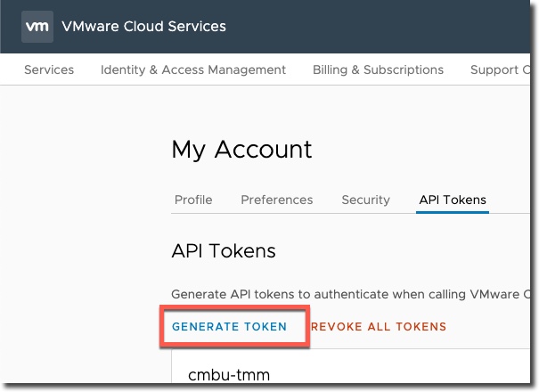 Generating a Personal Access Token - Cloud